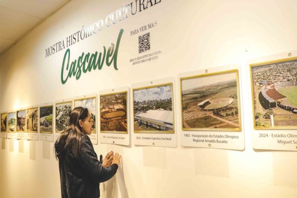 Exposição com recursos de acessibilidade marca momento inédito de inclusão no Museu Histórico de Cascavel