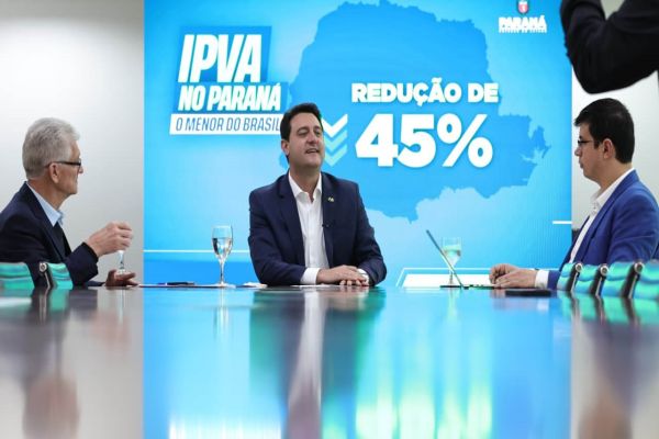 Imagem referente a notícia: A partir de 2026, Paraná terá o menor IPVA do Brasil com redução histórica de 45%