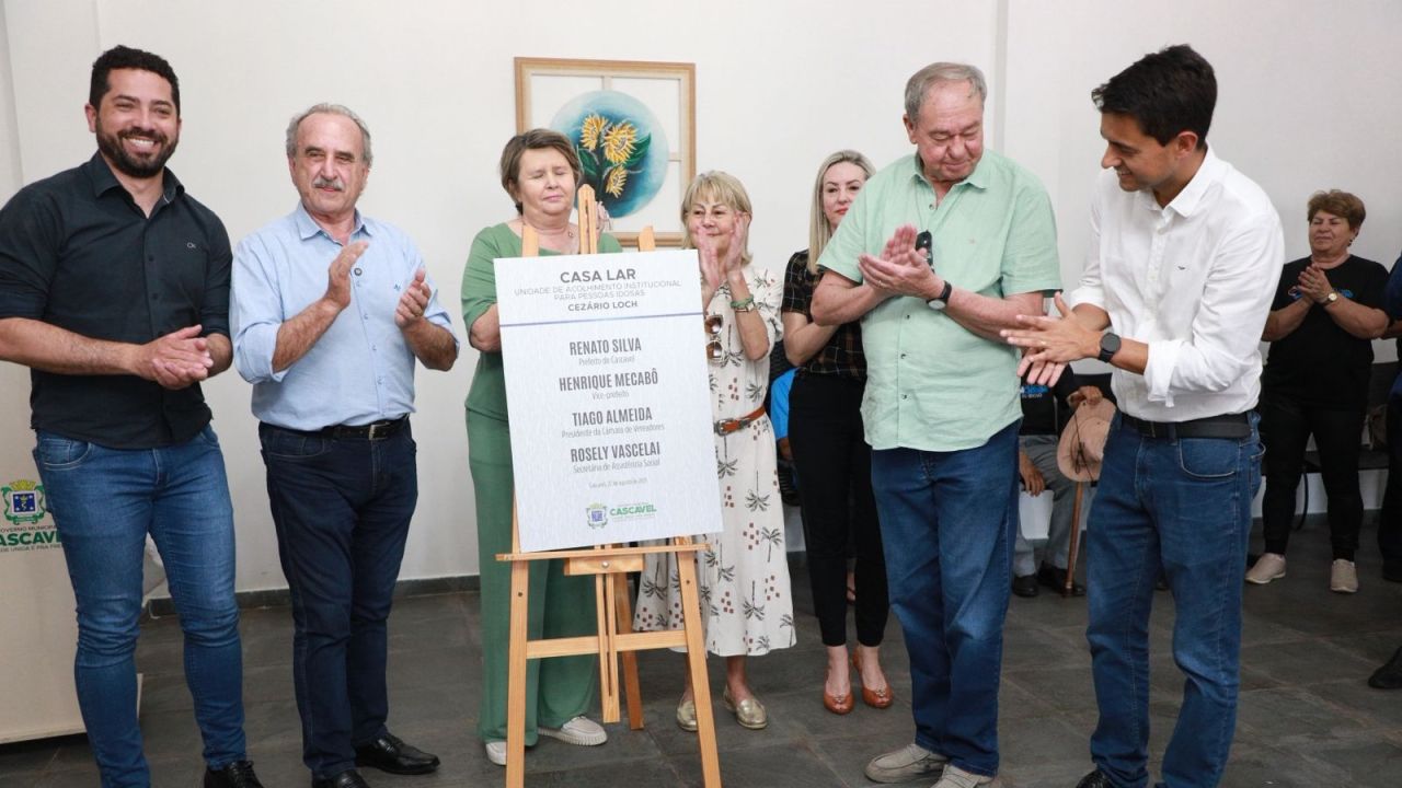 Prefeitura de Cascavel inaugura Casa Lar para acolhimento de idosos de forma humanizada