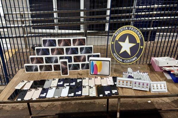 Receita Federal apreende cerca de R$150.000 em produtos contrabandeados