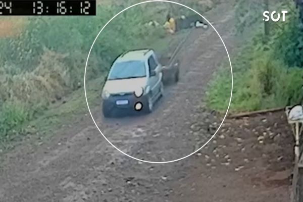 Imagem referente a notícia: Homem é flagrado descartando móveis velhos em área de mata no Bairro Lago Azul