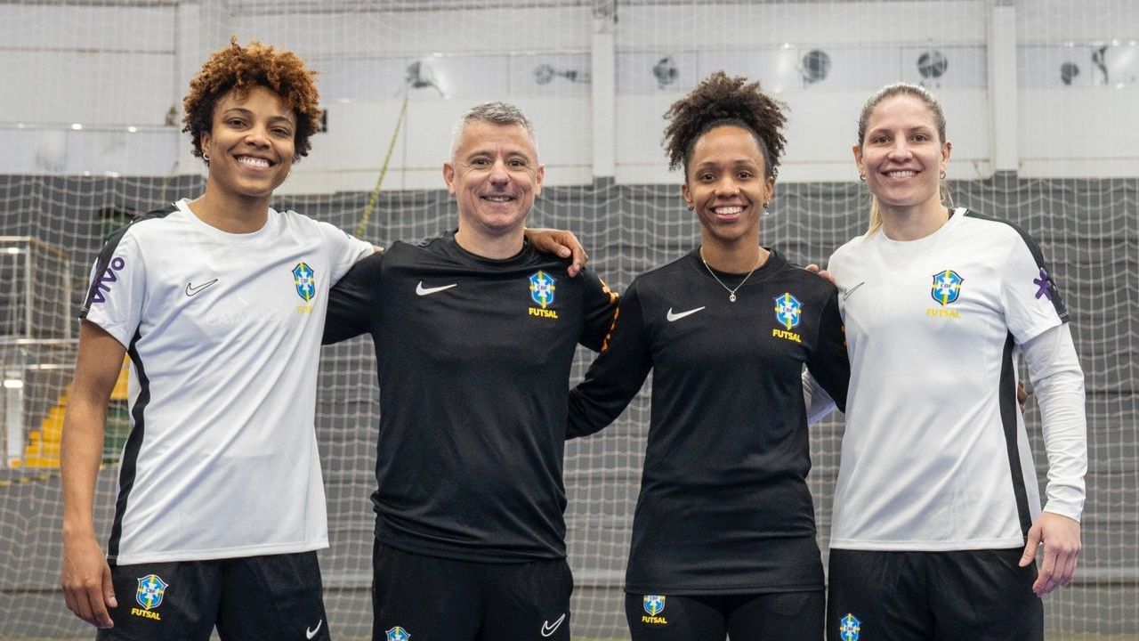 Stein marca presença em mais um título da Seleção Brasileira de Futsal Feminino