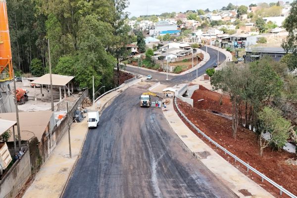Imagem referente a notícia: Nova Ponte XIV de Novembro já está 90% concluída e dará fim à espera de anos da comunidade