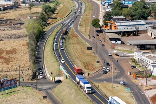 Marginais do Viaduto da Petrocon, na BR-277, serão bloqueadas para realização de obras; EPR Iguaçu vai auxiliar no controle do tráfego
