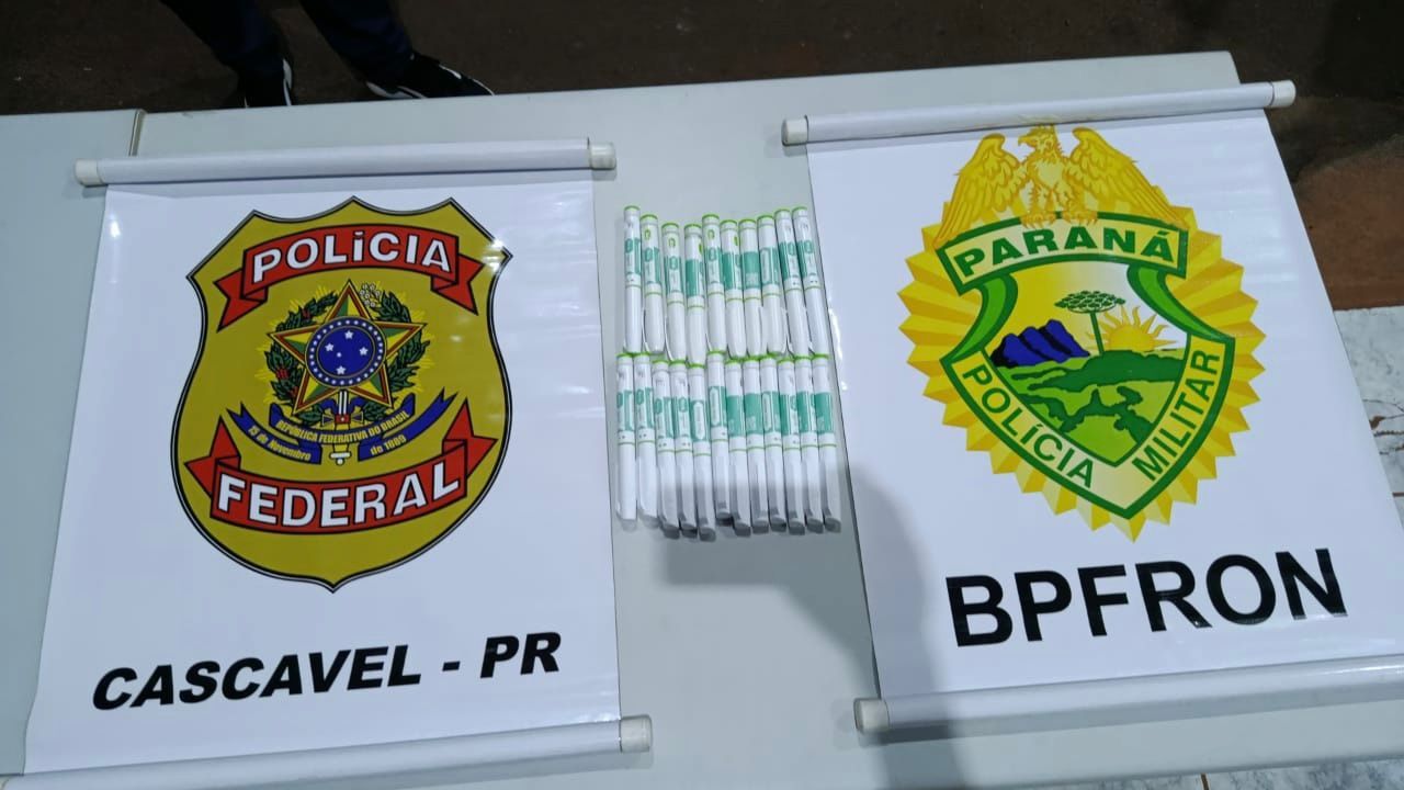 Polícia Federal e BPFron apreendem medicamentos para emagrecimento no aeroporto de Cascavel