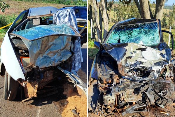 Colisão frontal mata motorista e deixa dois feridos na PRC-272 em Iporã