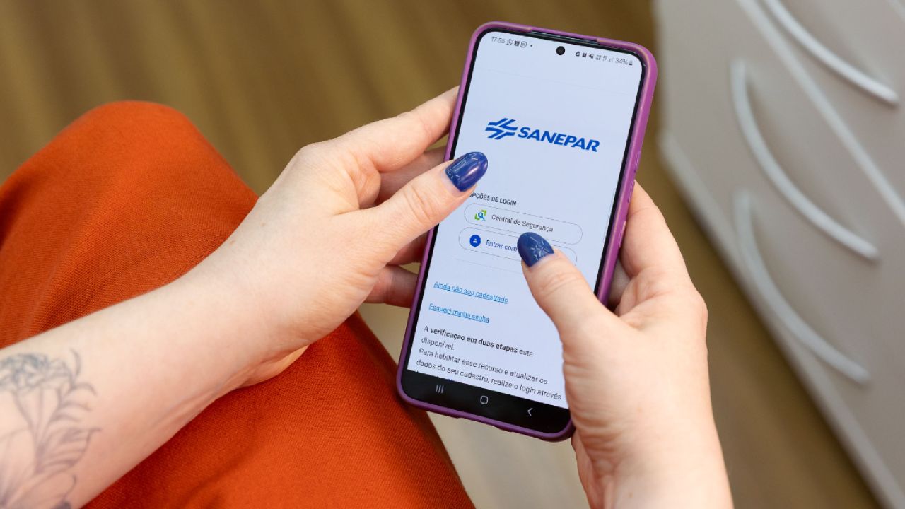 Aplicativo Sanepar Mobile tem nova versão, com reforço em segurança e navegação amigável
