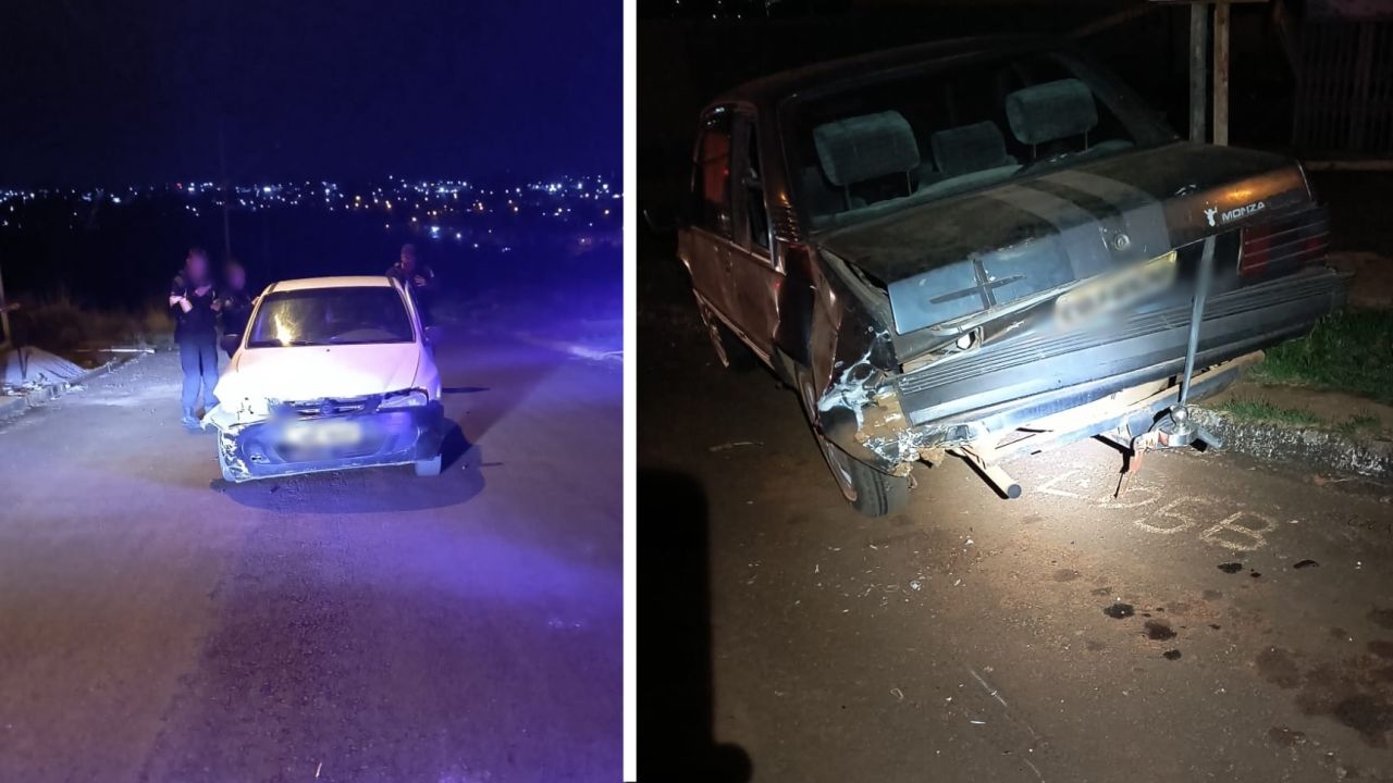 Motorista perde controle, bate em carro estacionado e mata gato atropelando em Cascavel
