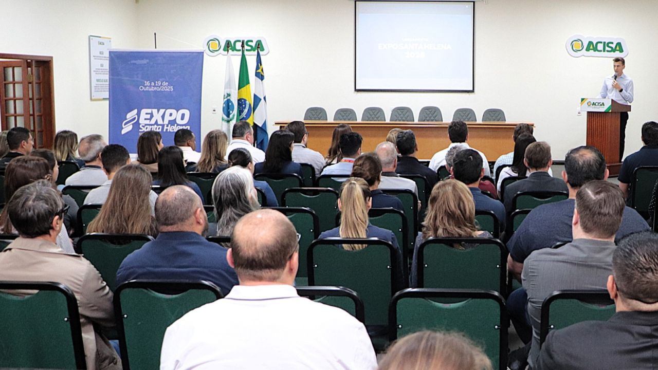 Expo Santa Helena 2025 é oficialmente lançada com 50% de estandes vendidos