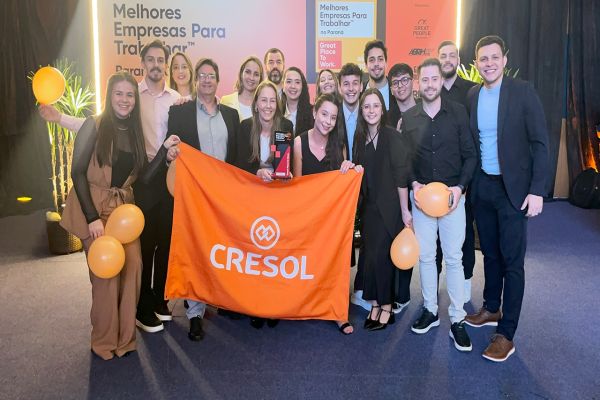 Imagem referente a notícia: Cresol é a 2ª Melhor Empresa para Trabalhar no Paraná