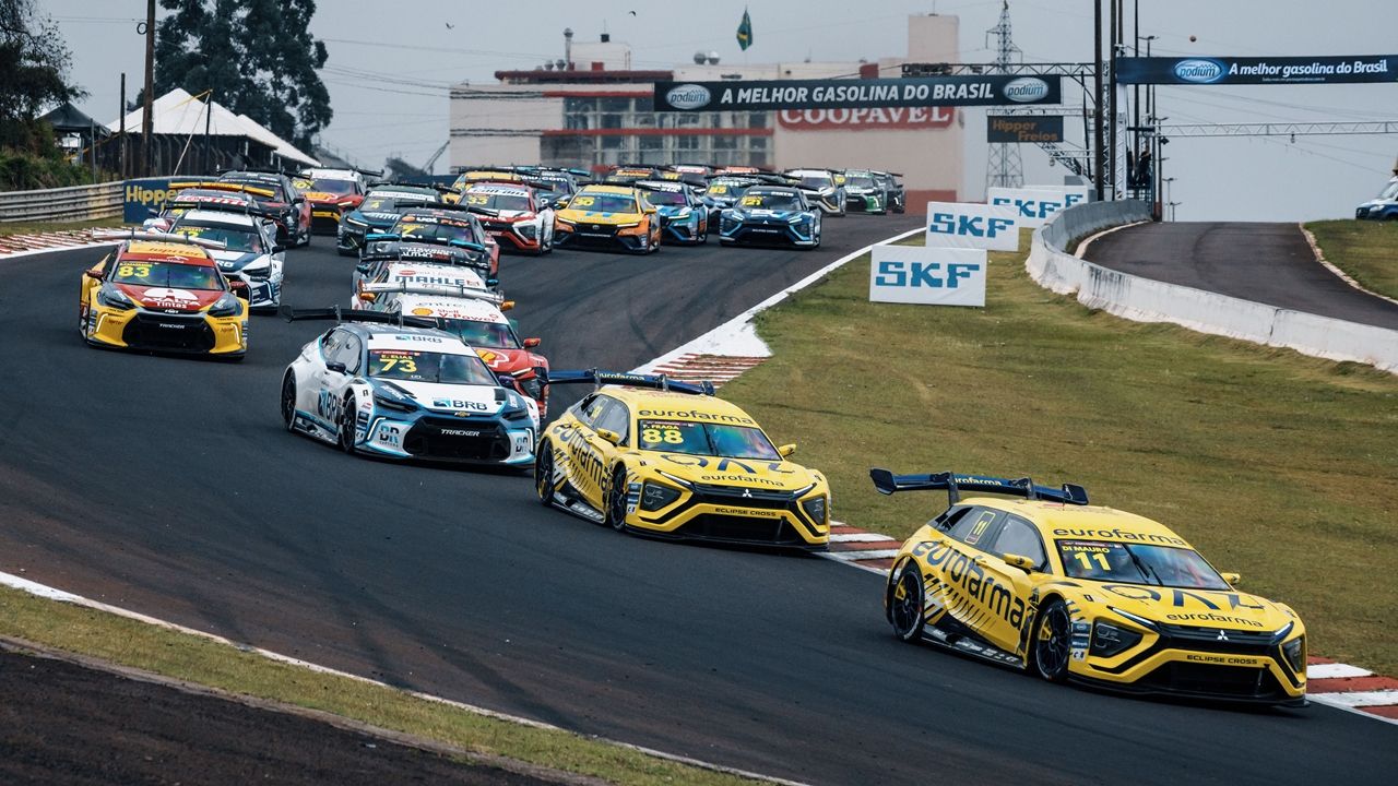 Stock Car Pro Series: Gaetano Di Mauro vence corrida principal de desfecho molhado e eletrizante em Cascavel