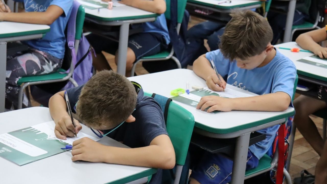 Prova Cascavel 2025 avança para turmas de 1º ao 4º ano