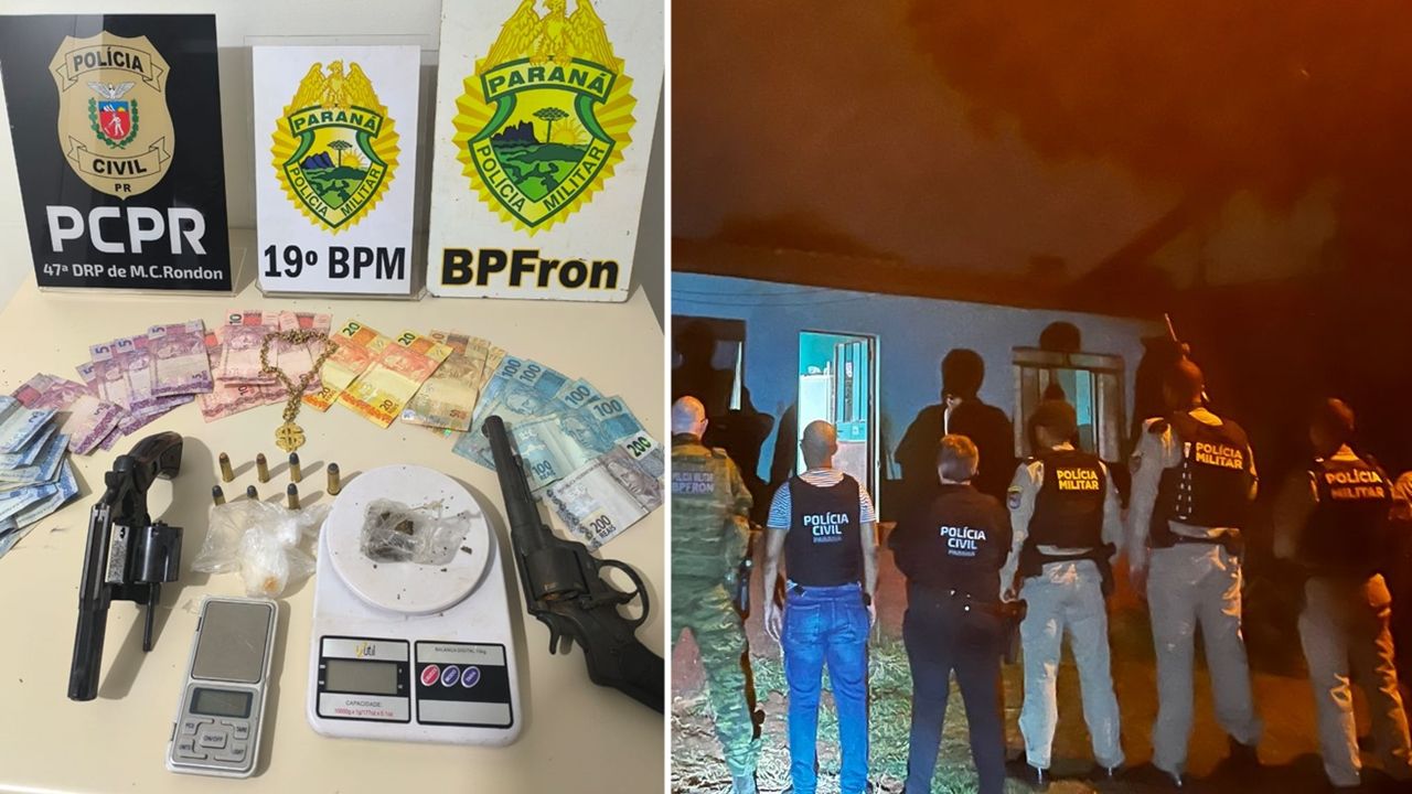 Foragido armado é capturado em operação policial cinematográfica em Marechal Cândido Rondon