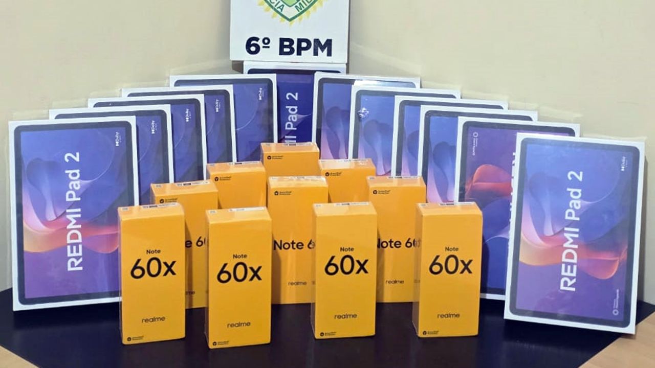 Polícia Militar flagra carro com eletrônicos contrabandeados em operação noturna na BR-277 em Cascavel