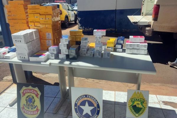 Helicóptero da Polícia Militar flagra casal com carga ilegal de celulares em Cascavel