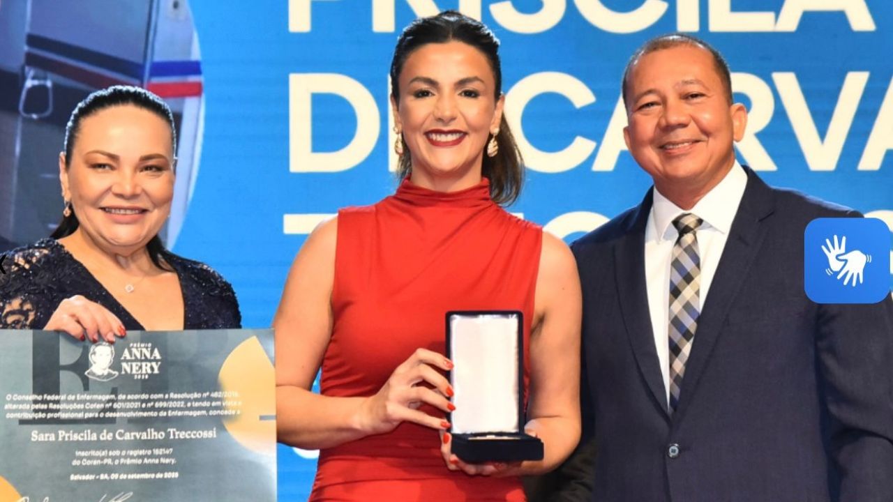 Reconhecimento nacional: Sara Treccossi, diretora de enfermagem do HUOP, é premiada com o Ana Nery 2025
