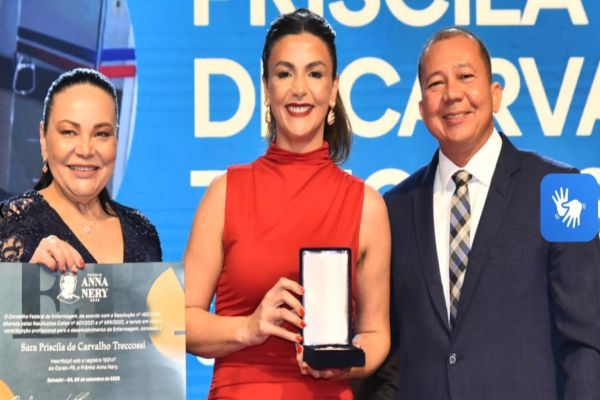 Reconhecimento nacional: Sara Treccossi, diretora de enfermagem do HUOP, é premiada com o Ana Nery 2025
