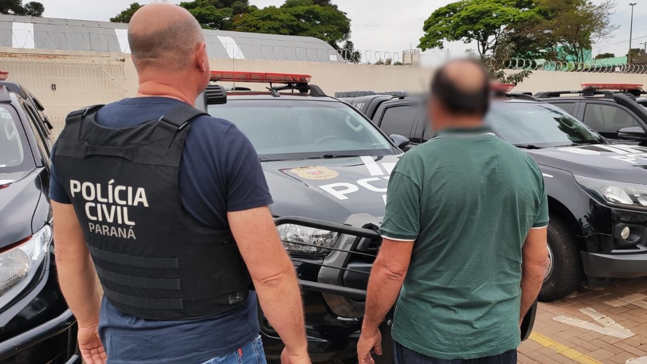 Homem é preso pela Polícia Civil acusado pela prática do crime de estupro de vulnerável em Santa Tereza do Oeste