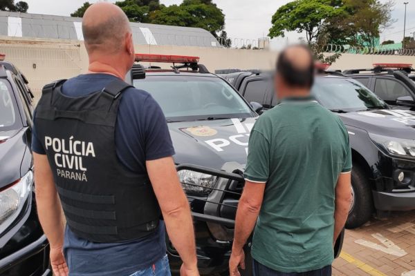 Imagem referente a notícia: Homem é preso pela Polícia Civil acusado pela prática do crime de estupro de vulnerável em Santa Tereza do Oeste