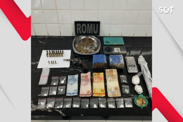 Imagem referente a notícia: Jovem de 24 anos é preso com drogas em operação da Guarda Municipal em Cascavel
