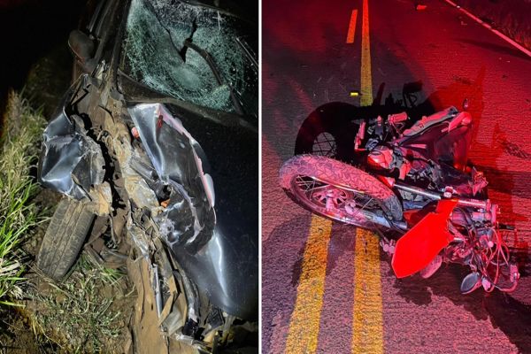 Duas pessoas perdem a vida em grave acidente na PR-473 no Centro-Oeste do Paraná