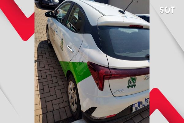 Veículo oficial furtado em Santa Maria do Oeste é localizado pela PM em plena área central de Cascavel