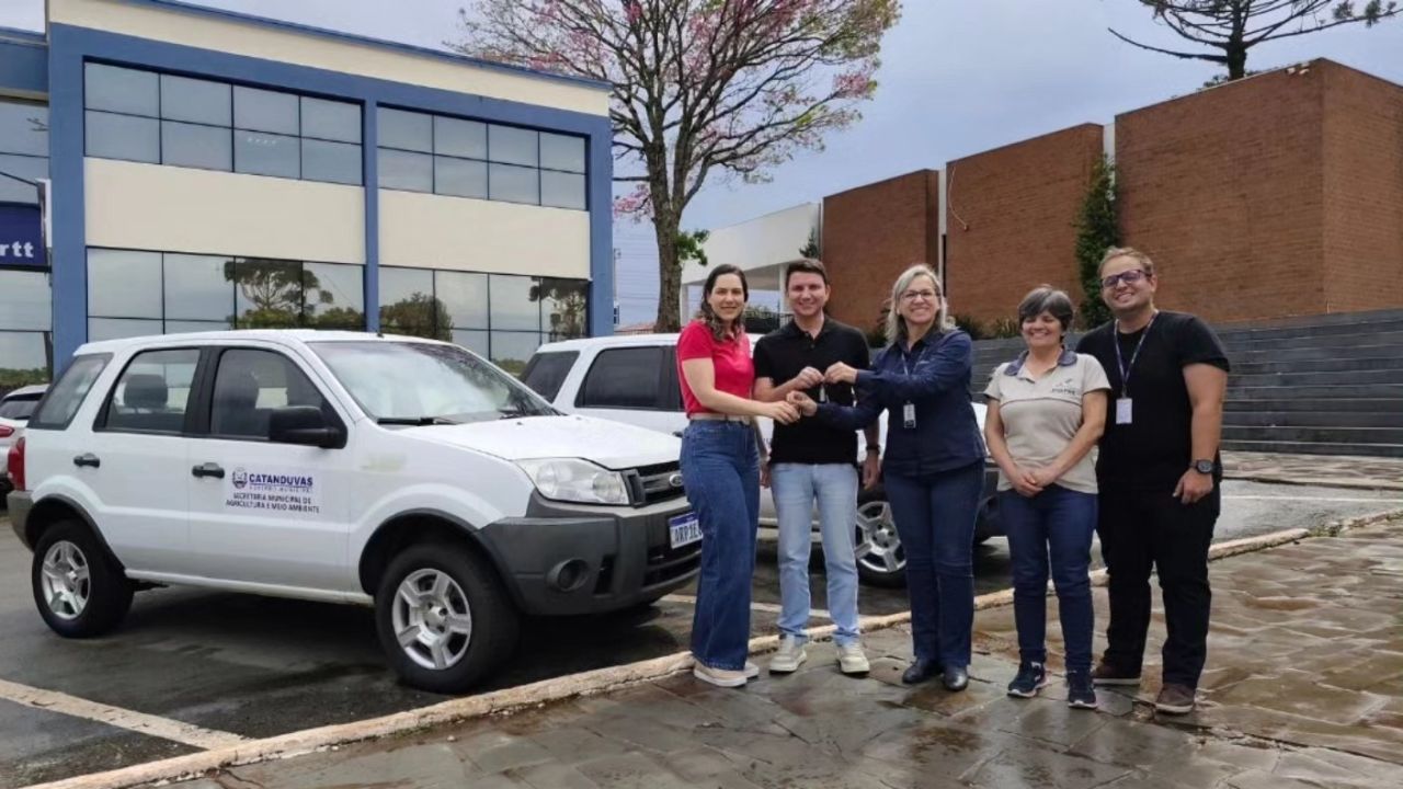 Prefeitura de Catanduvas recebe reforço na frota com veículos da ADAPAR