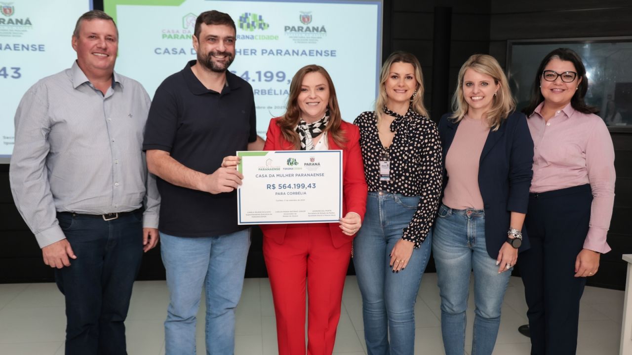Corbélia sai na frente e terá a primeira Casa da Mulher Paranaense do Estado