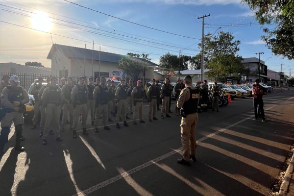 Imagem referente a notícia: Operação Sinergia toma conta da região norte de Cascavel em mega ação policial