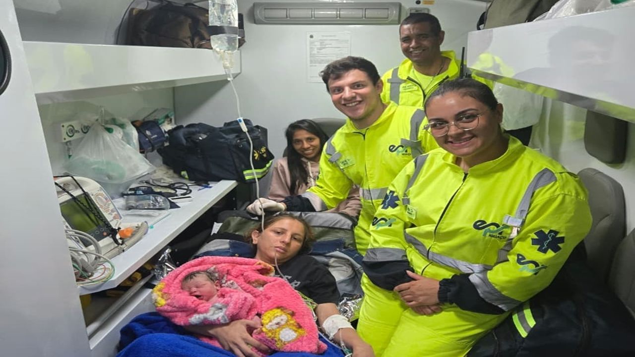 Bebê nasce em plena rodovia no Paraná e emociona equipe de socorristas da EPR Iguaçu