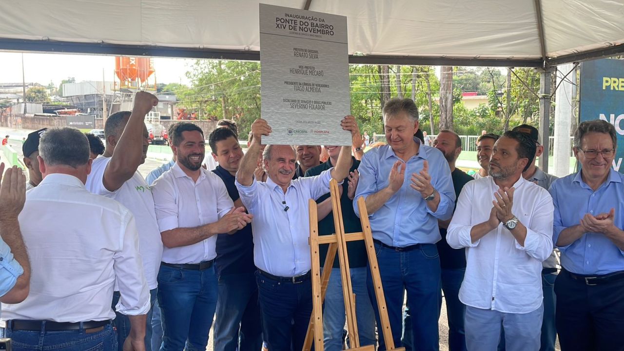 Cascavel faz história com a inauguração da Nova Ponte do XIV de Novembro