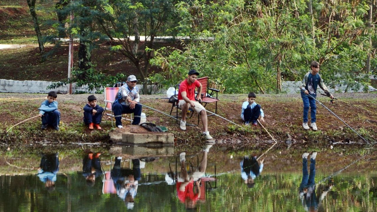 Lago Primavera recebe dia de pesca e atrai centenas de participantes em Corbélia