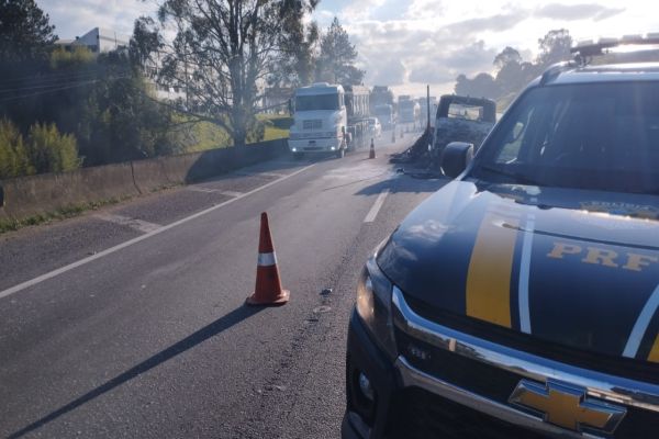 Imagem referente a notícia: Motociclista morre após acidente grave na BR-116 em São José dos Pinhais