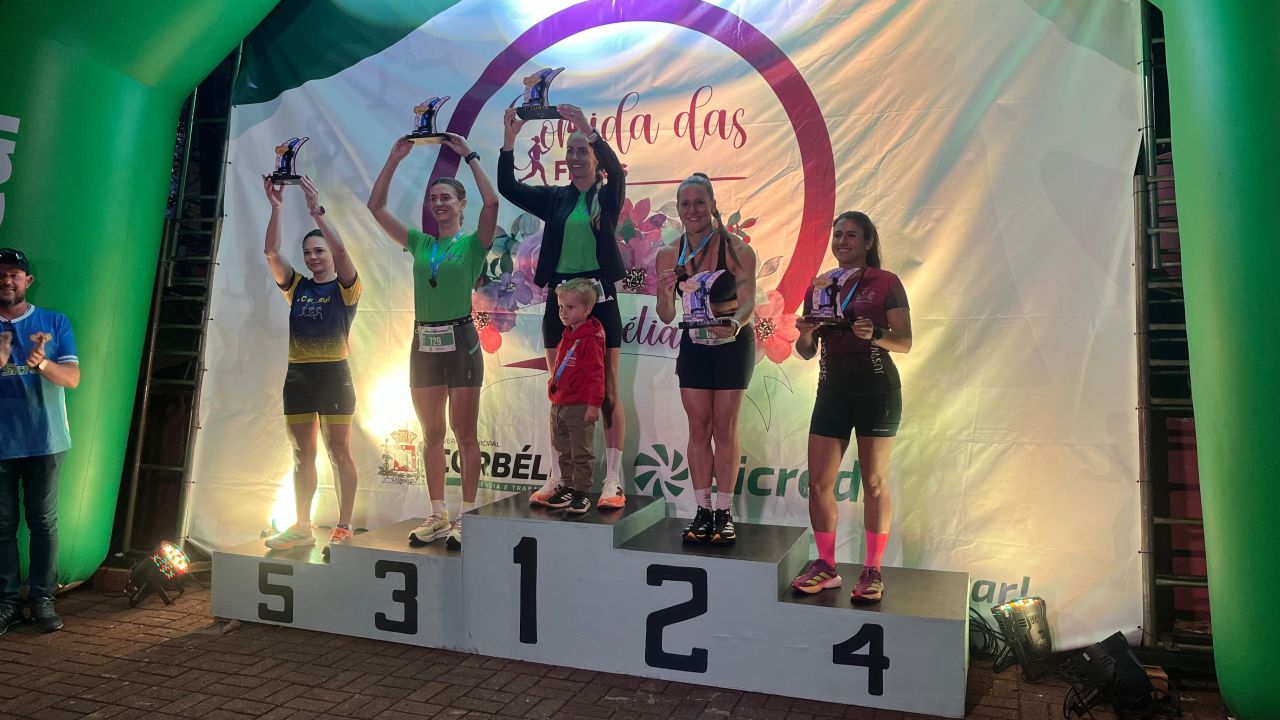 2ª Corrida Noturna das Flores reúne atletas e comunidade em Corbélia