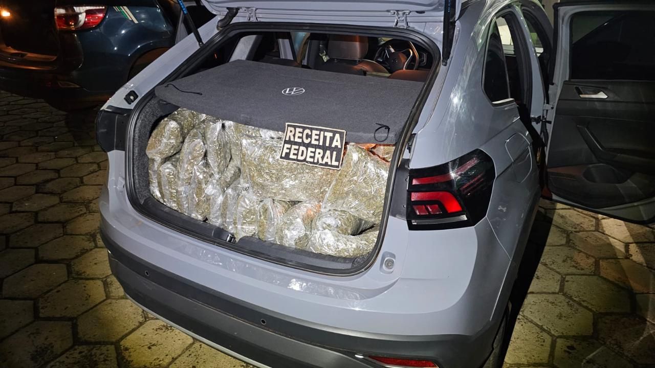 Receita Federal retém 115 quilos de capulho em São Miguel do Iguaçu
