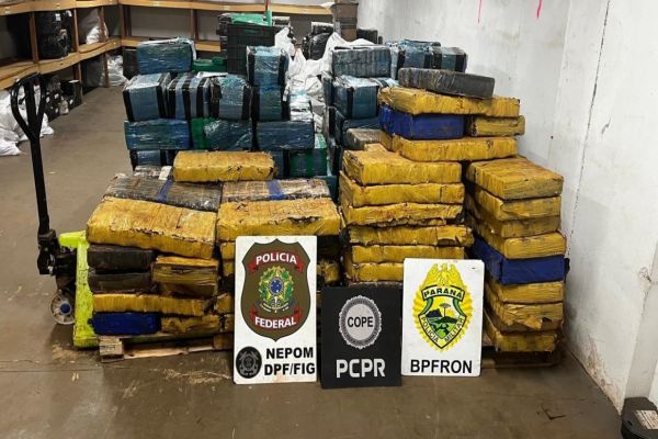 Tonelada de maconha afunda no Lago de Itaipu em megaoperação policial