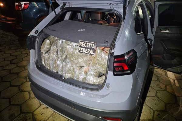 Receita Federal retém 115 quilos de capulho em São Miguel do Iguaçu