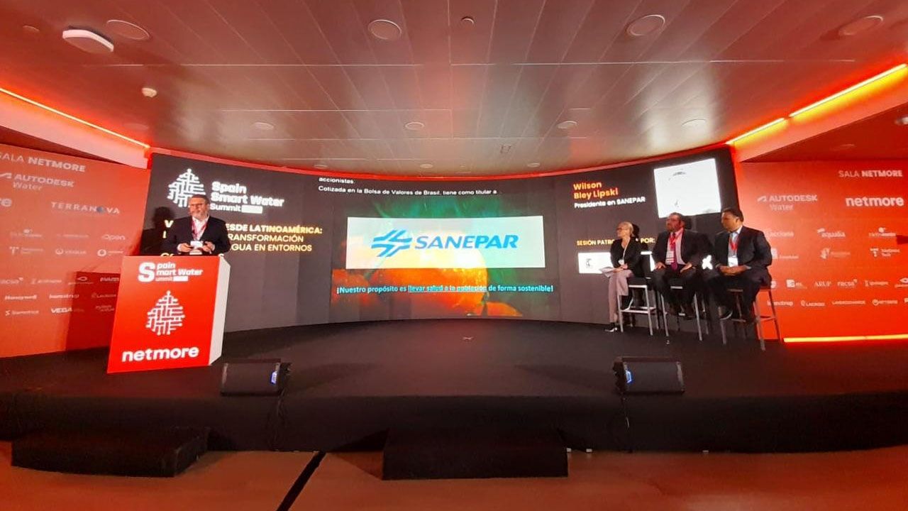 Sanepar 5.0: novo programa lançado na Espanha aposta na inovação e inteligência hídrica