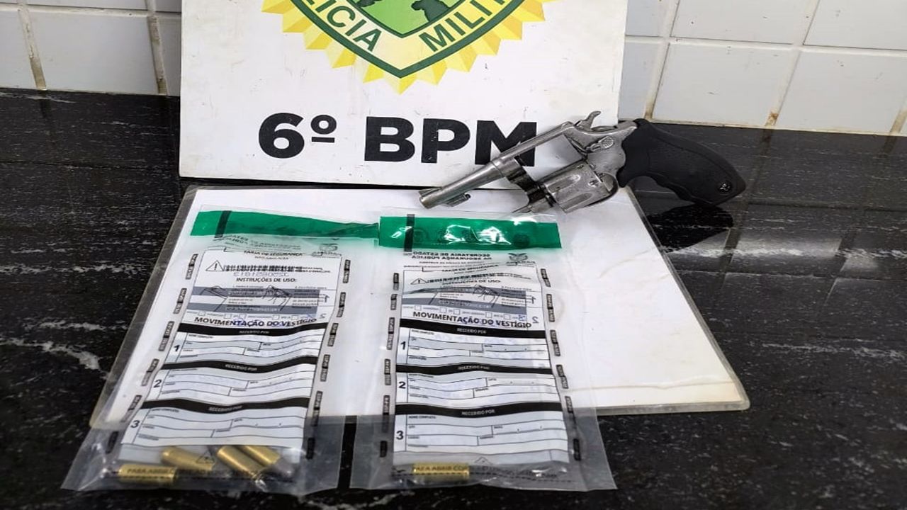 Tiros por ciúmes: homem é preso após tentar matar suposto amante da esposa em Cascavel