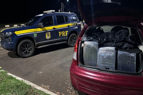 Operações na BR-277: PRF prende foragido e intercepta 416 quilos de maconha no Paraná