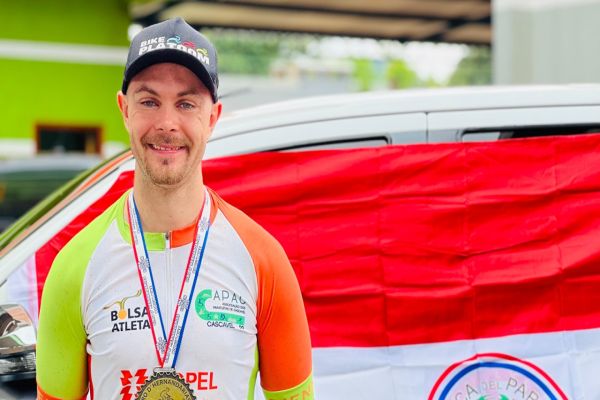 Paraciclista paranaense Luís Carlos Steffens conquista pódio no Giro de Hernandarias, no Paraguai