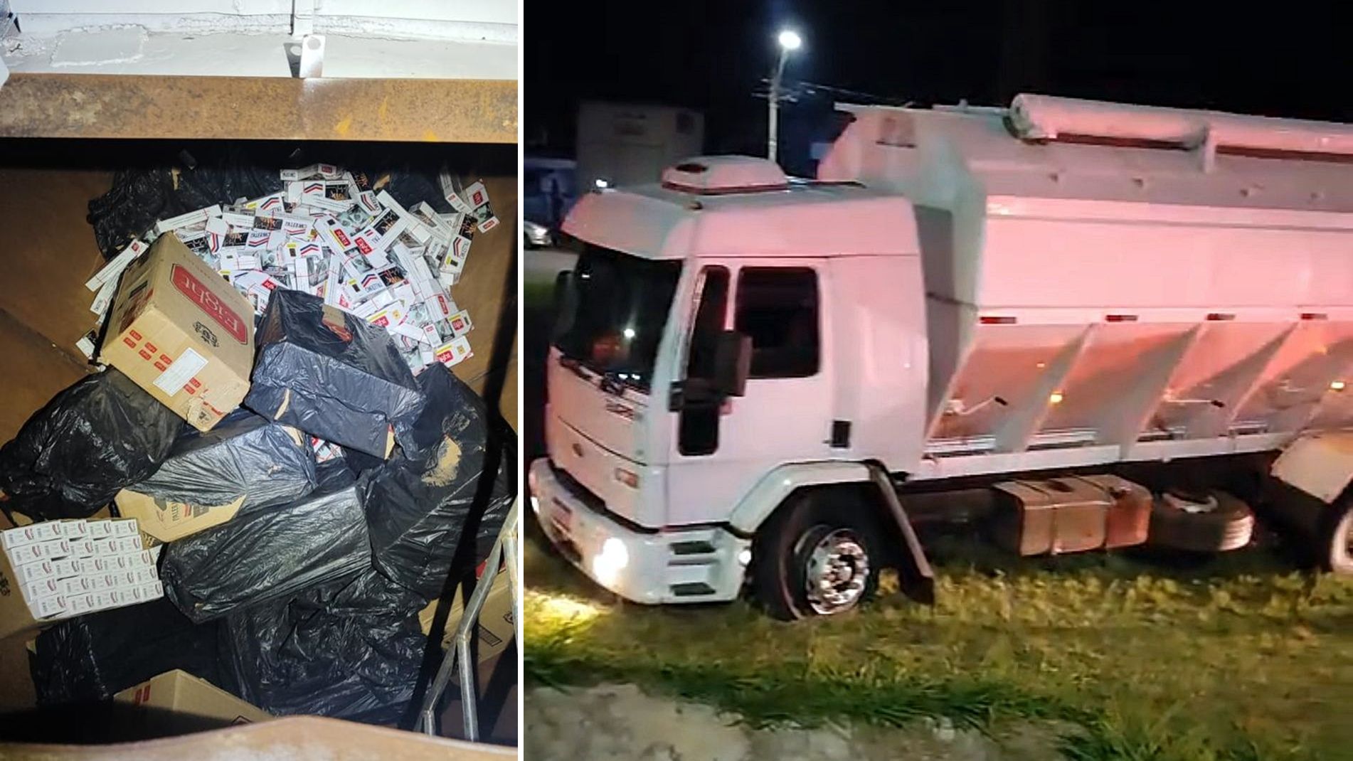 Caminhoneiro tenta fuga na BR-277, mas acaba preso com carga de contrabando em Cascavel