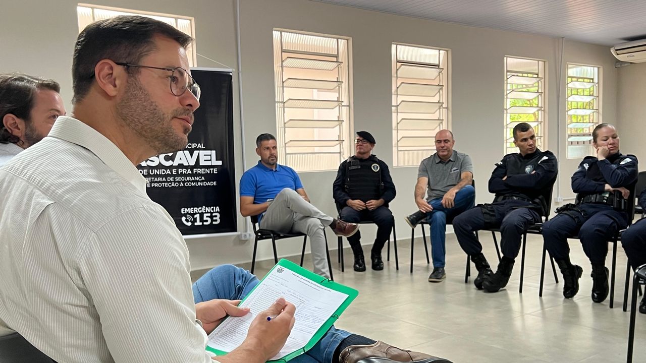 Tribunal de Contas do Paraná realiza visita técnica à Secretaria de Segurança em Cascavel