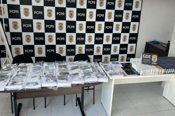 Polícia Civil do Paraná devolve 600 celulares roubados em Curitiba e Cascavel