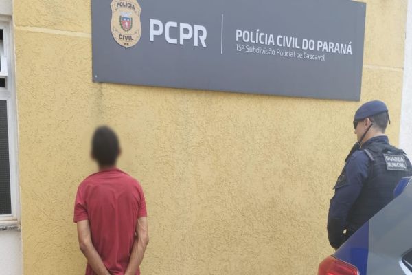 Homem condenado por tráfico é capturado pela Guarda Municipal em Cascavel