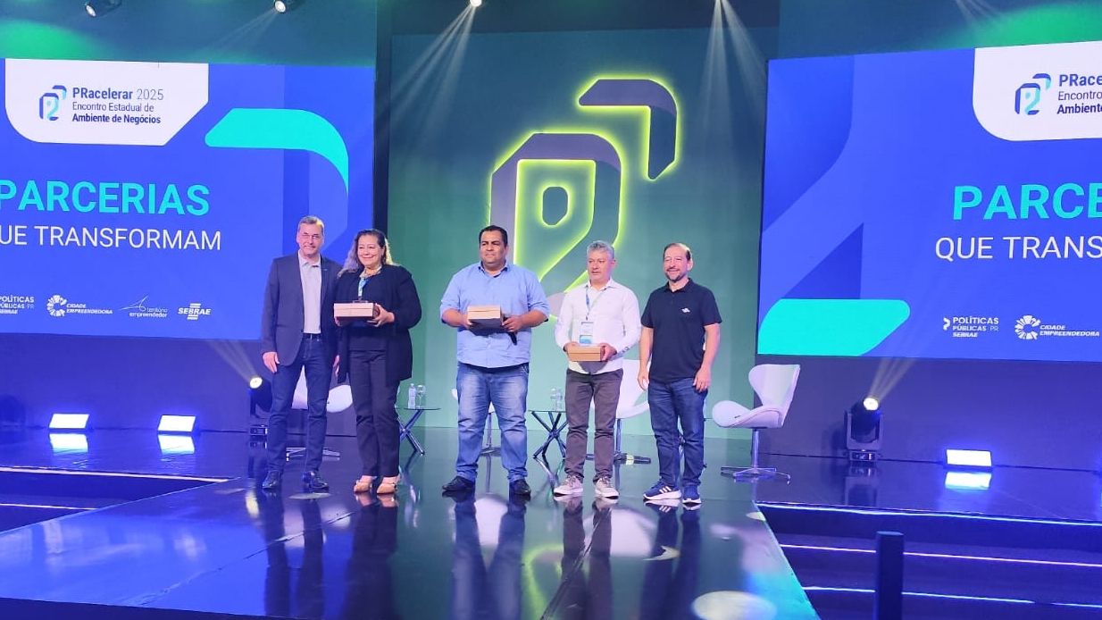 Corbélia é premiada como Cidade Empreendedora em evento estadual do Sebrae Paraná