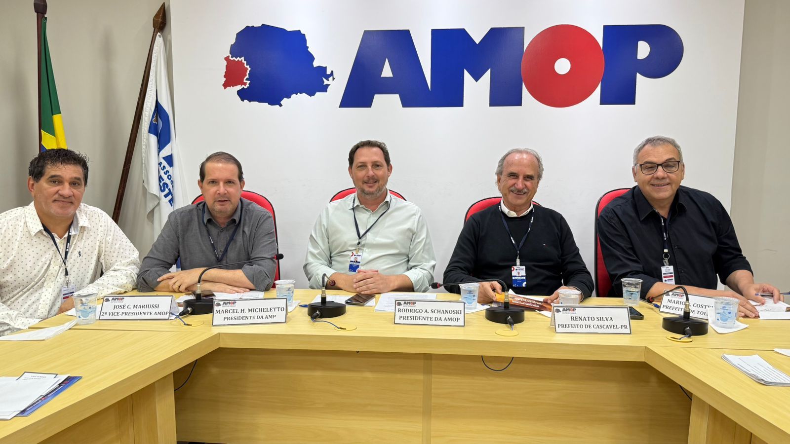 Prefeitos da AMOP escolhem nome para título de Cidadão Honorário do Oeste do Paraná