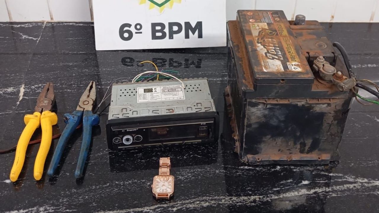 Pelotão de Choque frustra tentativa de furto no Pátio do Detran e trio é levado à delegacia em Cascavel