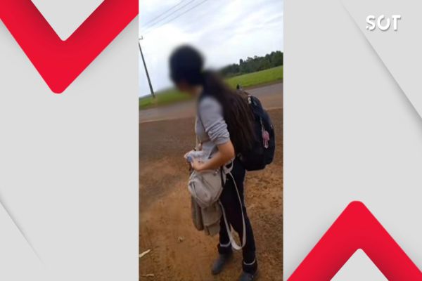 Adolescente de 15 anos de Cascavel é encontrada caminhando sozinha na PR-180, rumo ao estado do Pará