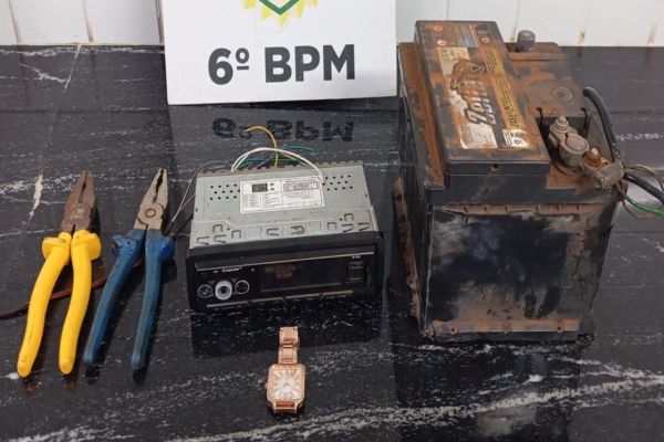 Pelotão de Choque frustra tentativa de furto no Pátio do Detran e trio é levado à delegacia em Cascavel